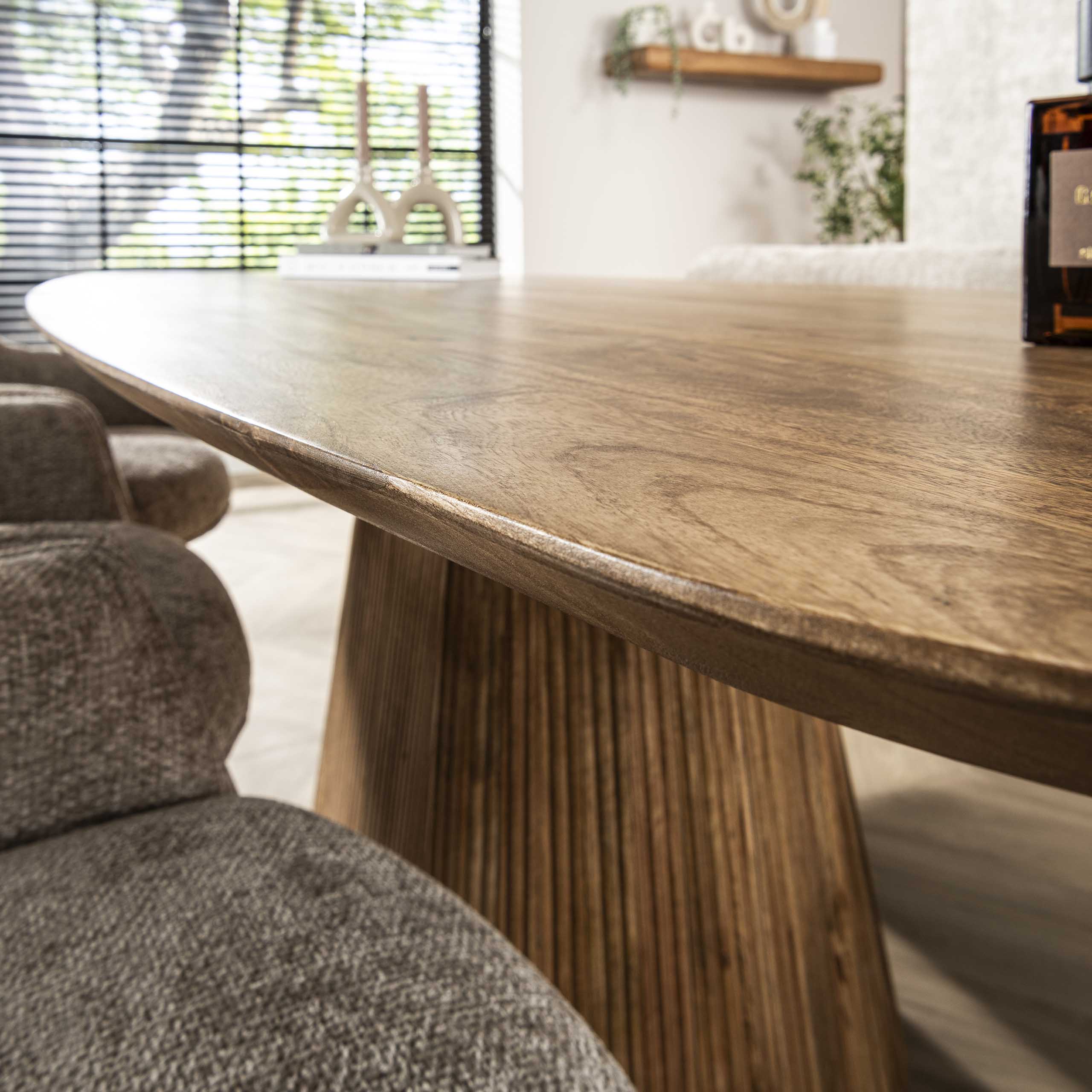 Eettafel 215 centrale poot Wave